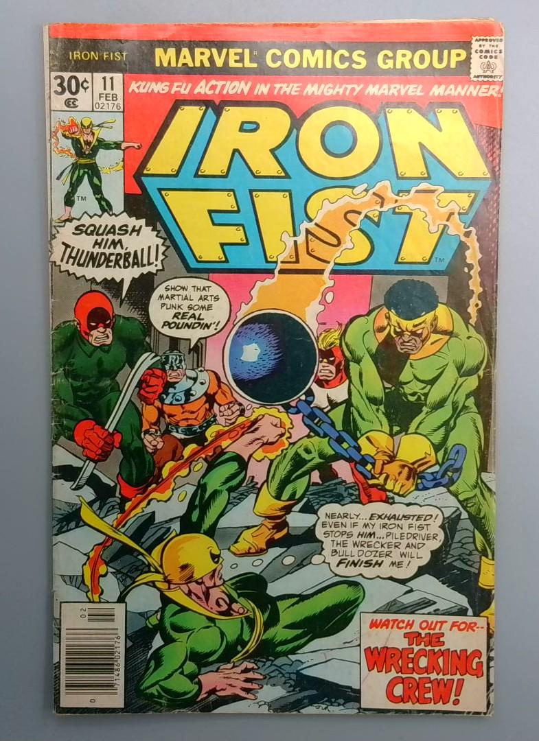Iron Fist #11 Wrecking Crew Appearance Marvel 1977