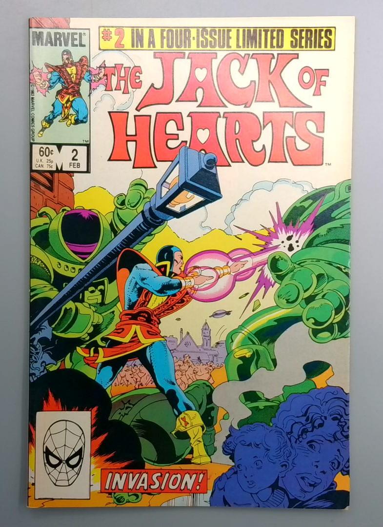 Jack of Hearts #2 Direct Edition Marvel 1984