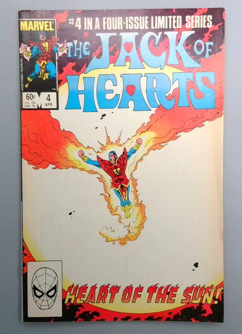 Jack of Hearts #4 Direct Edition Marvel 1984