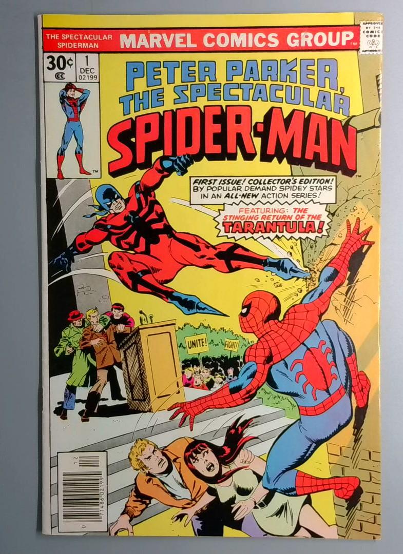 Spectacular Spider-Man #1 1st Appearance of Edward Lansky Marvel 1976