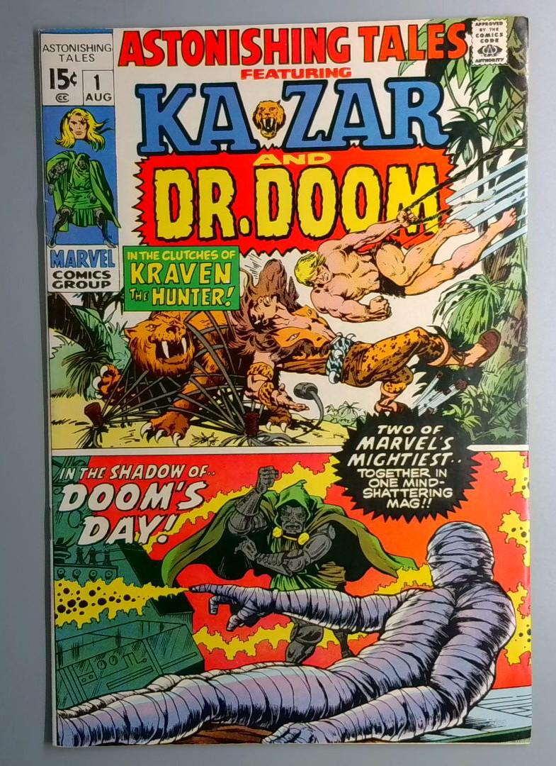 Astonishing Tales #1 FN/VF 1st Appearance of Doomsman Andro Marvel 1970