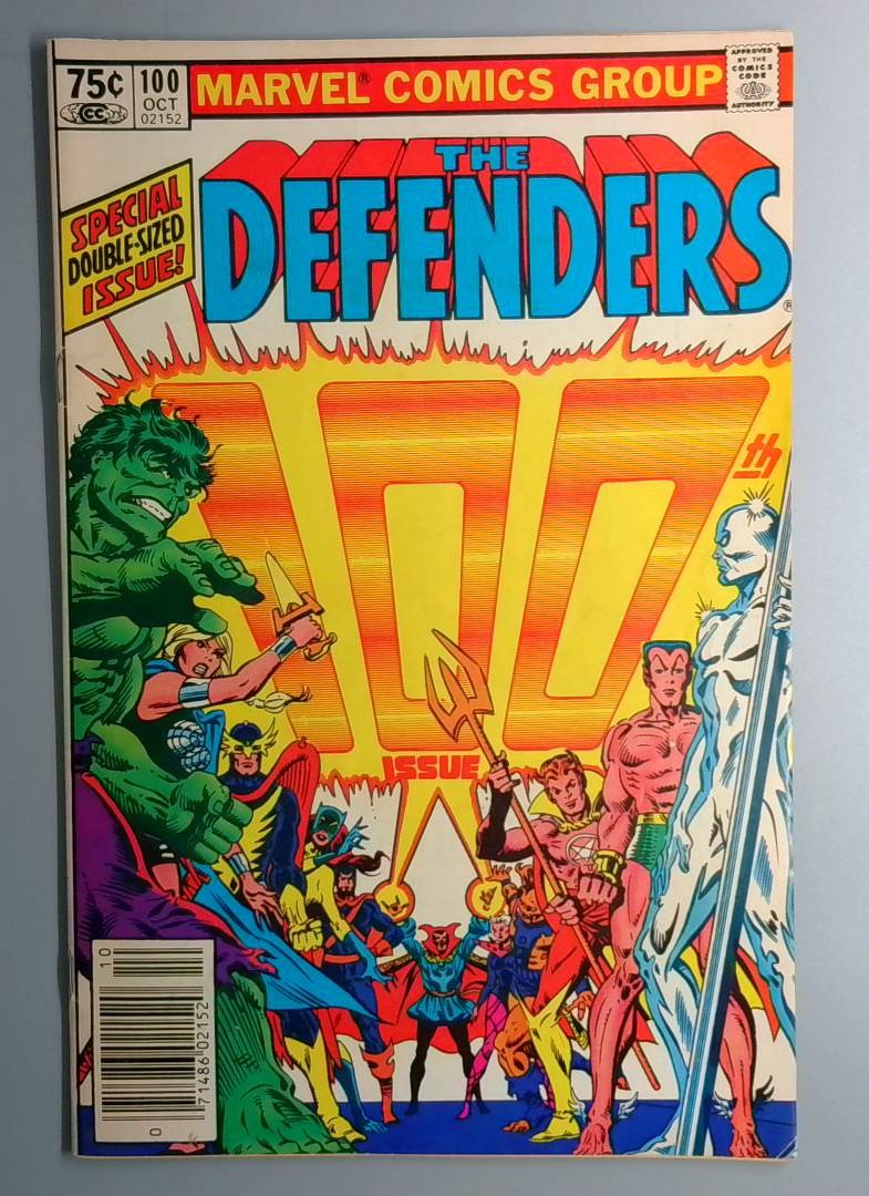 Defenders #100 VF Silver Surfer Appearance Newsstand Marvel 1981