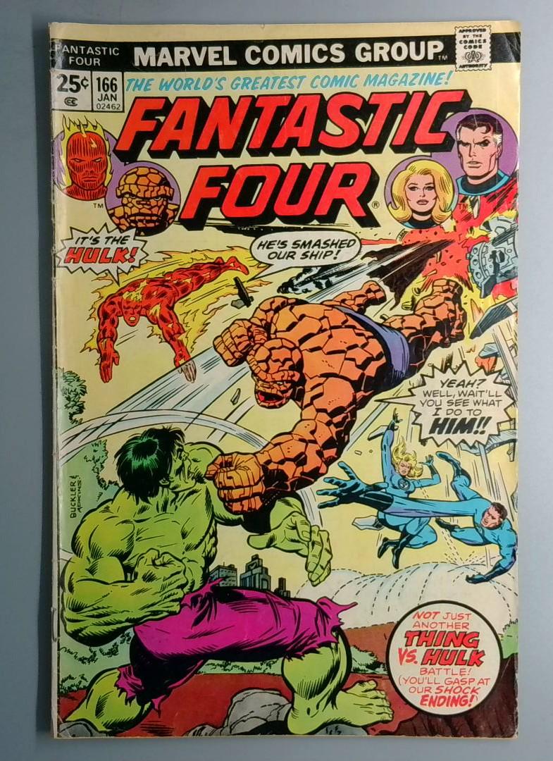 Fantastic Four #166 Hulk Marvel 1975