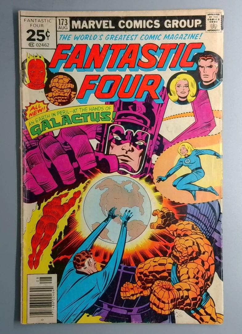 Fantastic Four #173 Jack Kirby Galactus Cover Marvel 1976