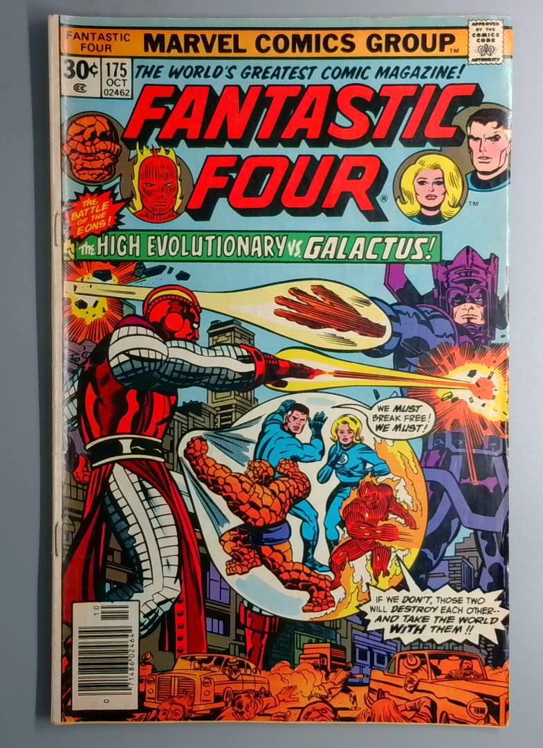 Fantastic Four #175 Battle of Galactus Vs the High Evolutionary Marvel 1976