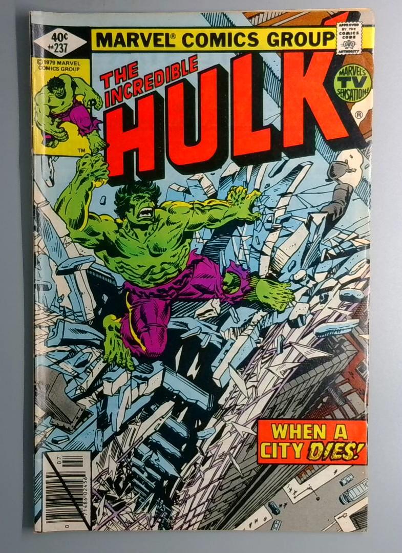 Incredible Hulk #237 Machine Man Appearance Direct Edition Marvel 1979