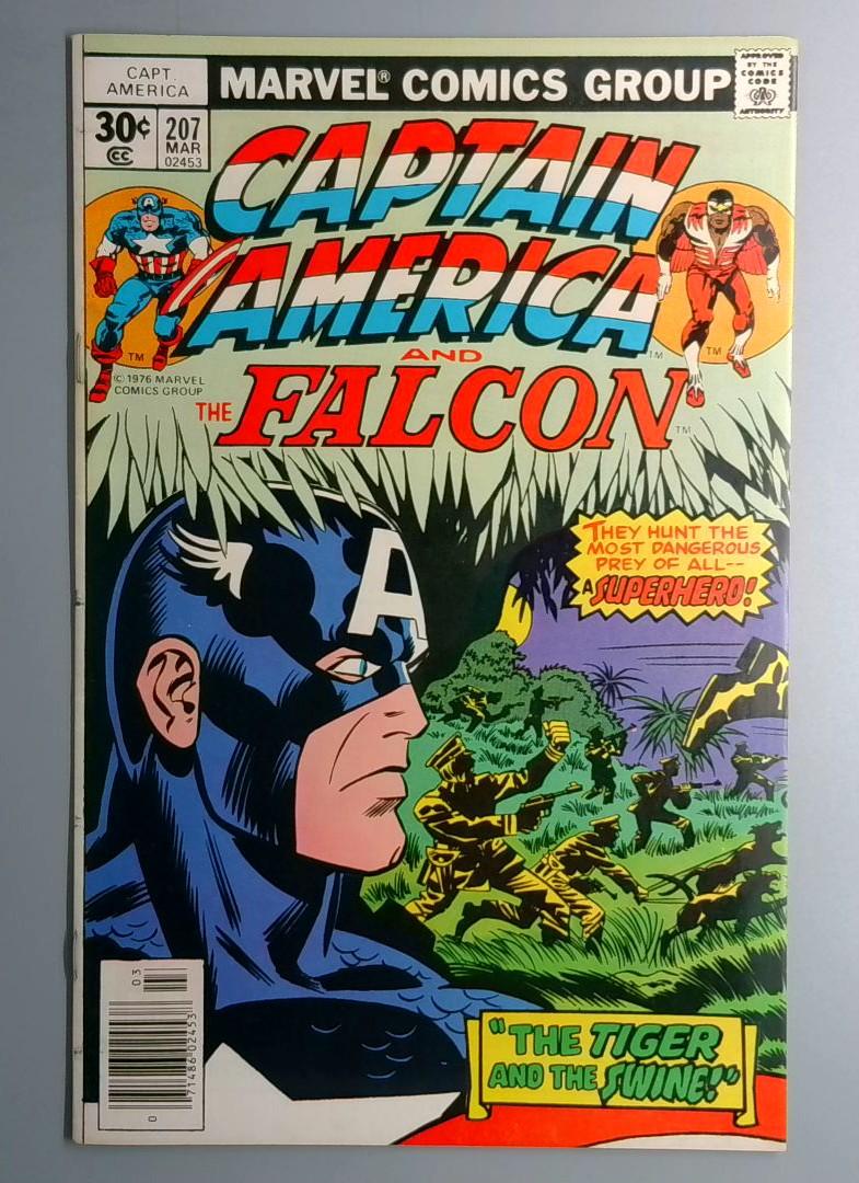 Captain America #207 VF Marvel 1977