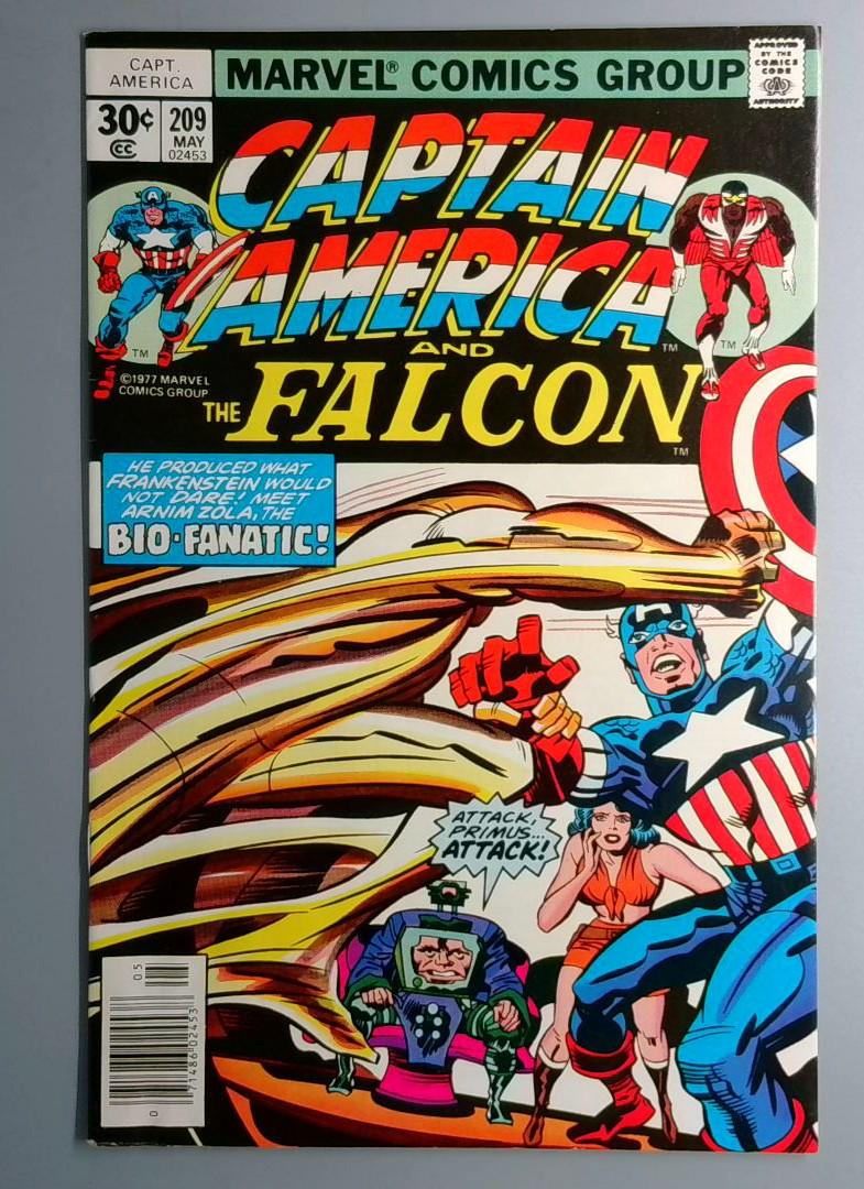 Captain America #209 1st Full Appearance and Origin of Arnim Zola Marvel 1977