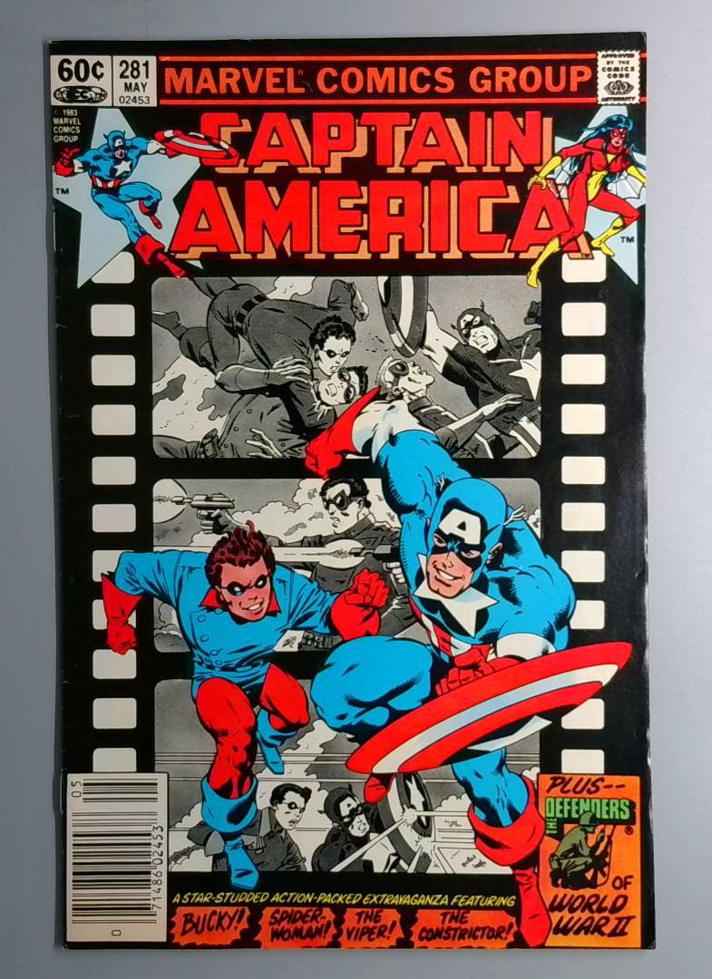 Captain America #281 Newsstand Edition Marvel 1983