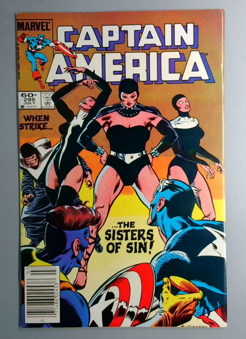 Captain America #295 Newsstand Edition Marvel 1984