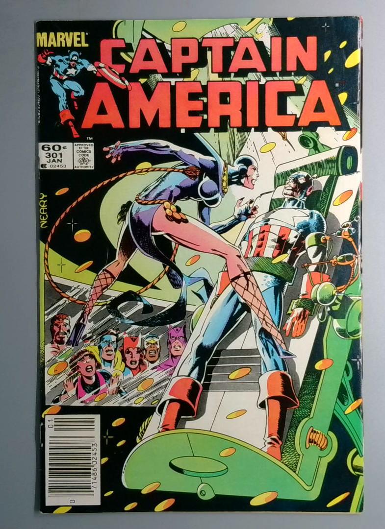 Captain America #301 Newsstand Edition Marvel 1985