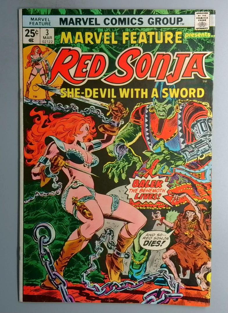 Red Sonja #3 Marvel 1977