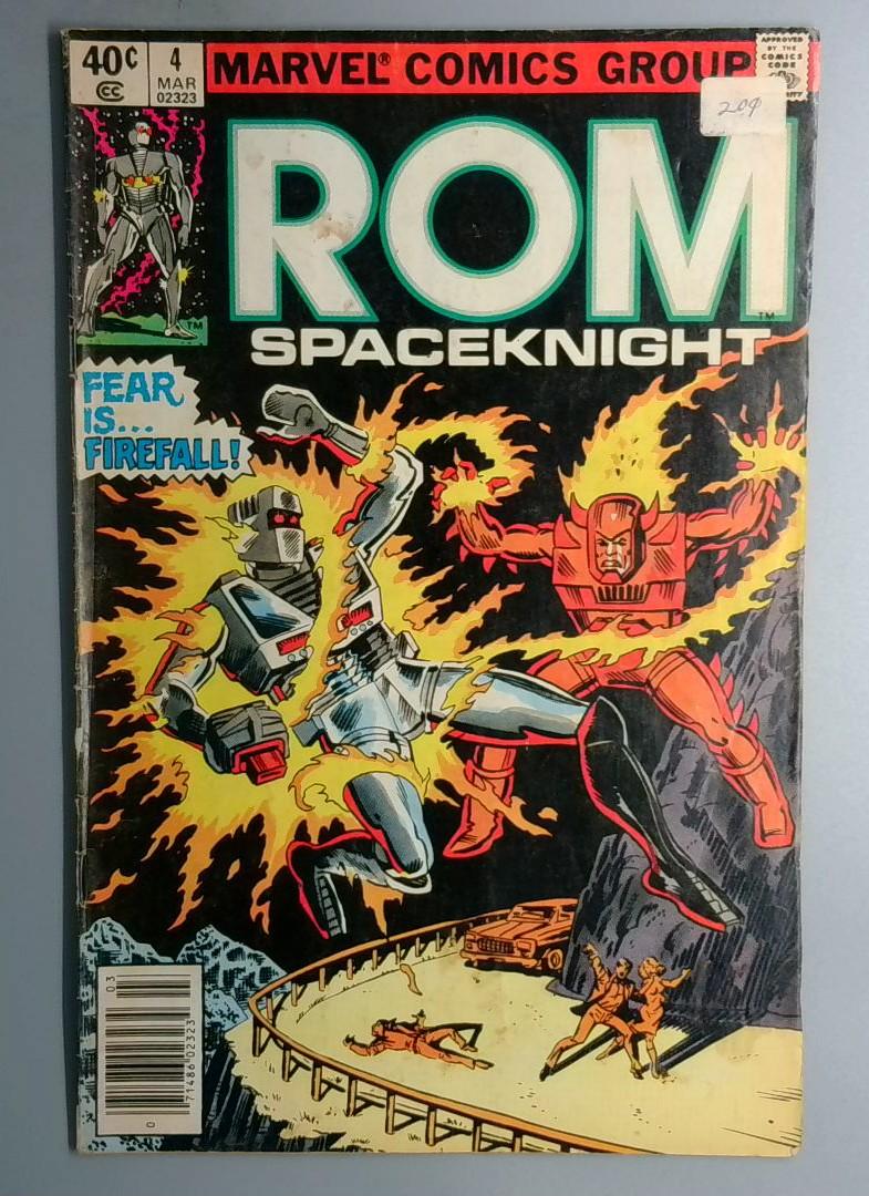 Rom #4 Newsstand Edition Marvel 1980
