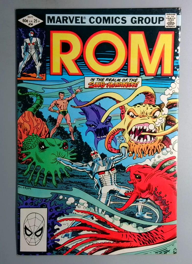 Rom #34 VF/NM Marvel 1982