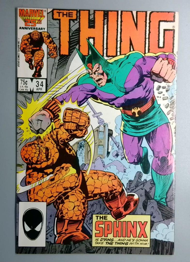 Thing #34 Direct Edition Marvel 1986