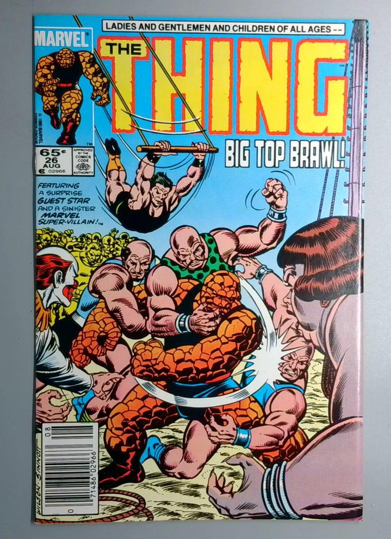 Thing #26 VF+ Newsstand Edition Marvel 1985