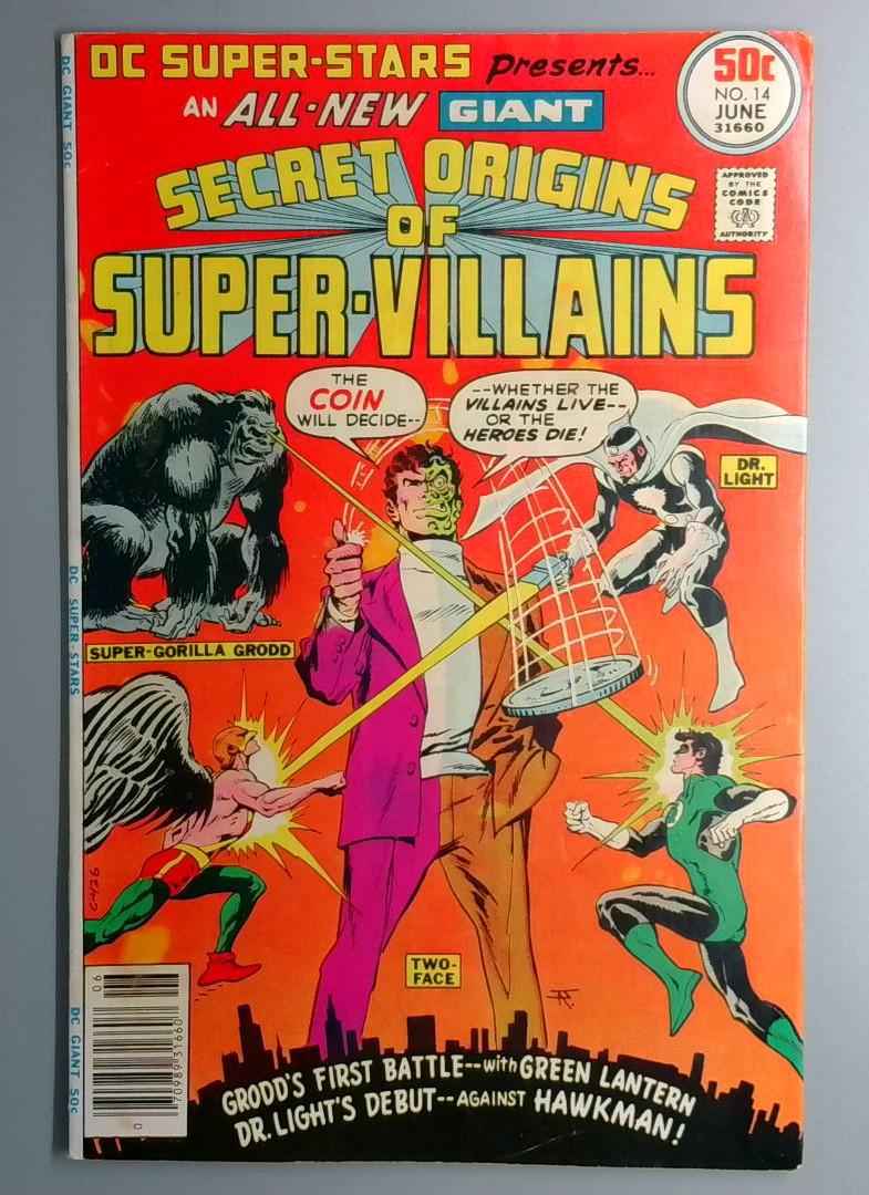 DC Super-Stars #14 Secret Origins of Super-Villains DC 1977