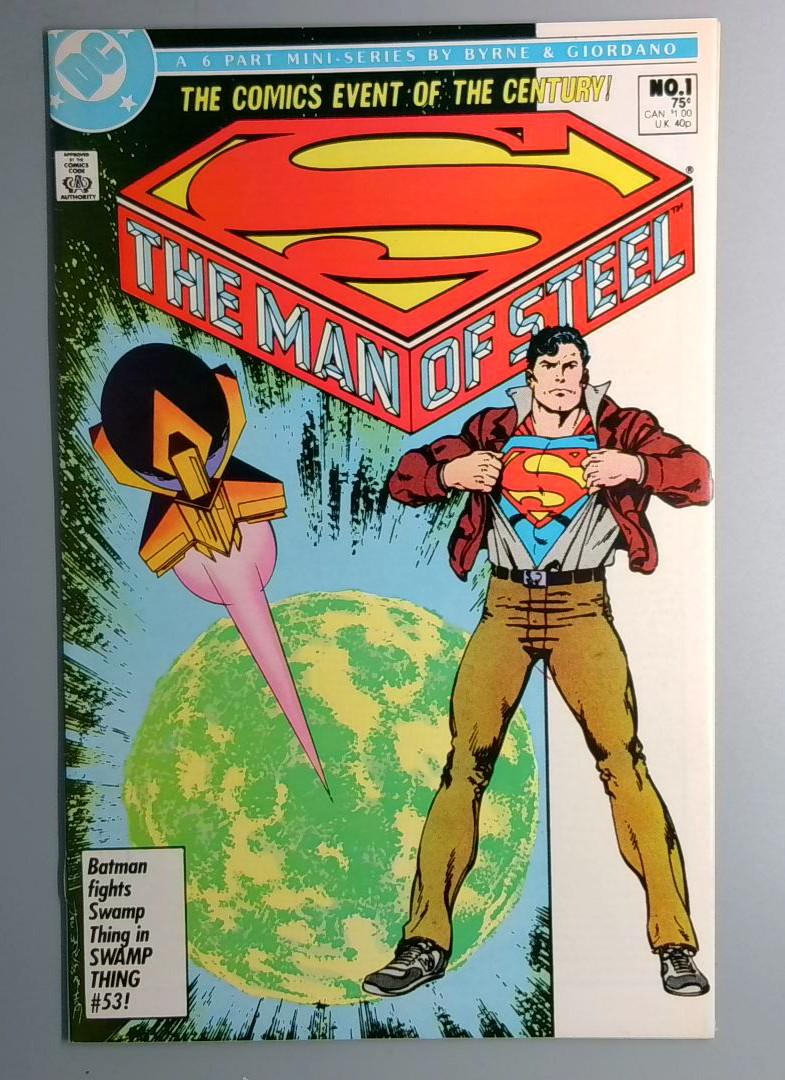 Man of Steel #1 Direct Edition DC 1986