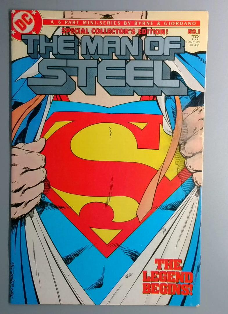 Man of Steel #1 Newsstand Edition DC 1986