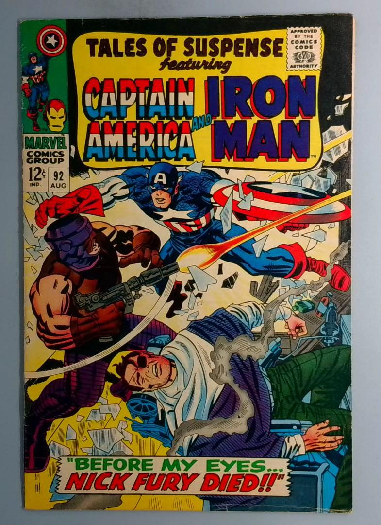 Tales of Suspense #92 FN+ 1st Appearance of Half-Face Trung Tuan Marvel 1967