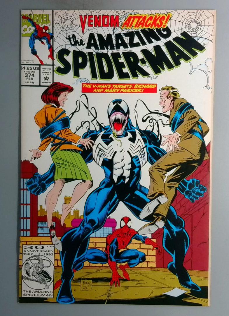 Amazing Spider-Man #374 NM- Venom, Marvel 1993