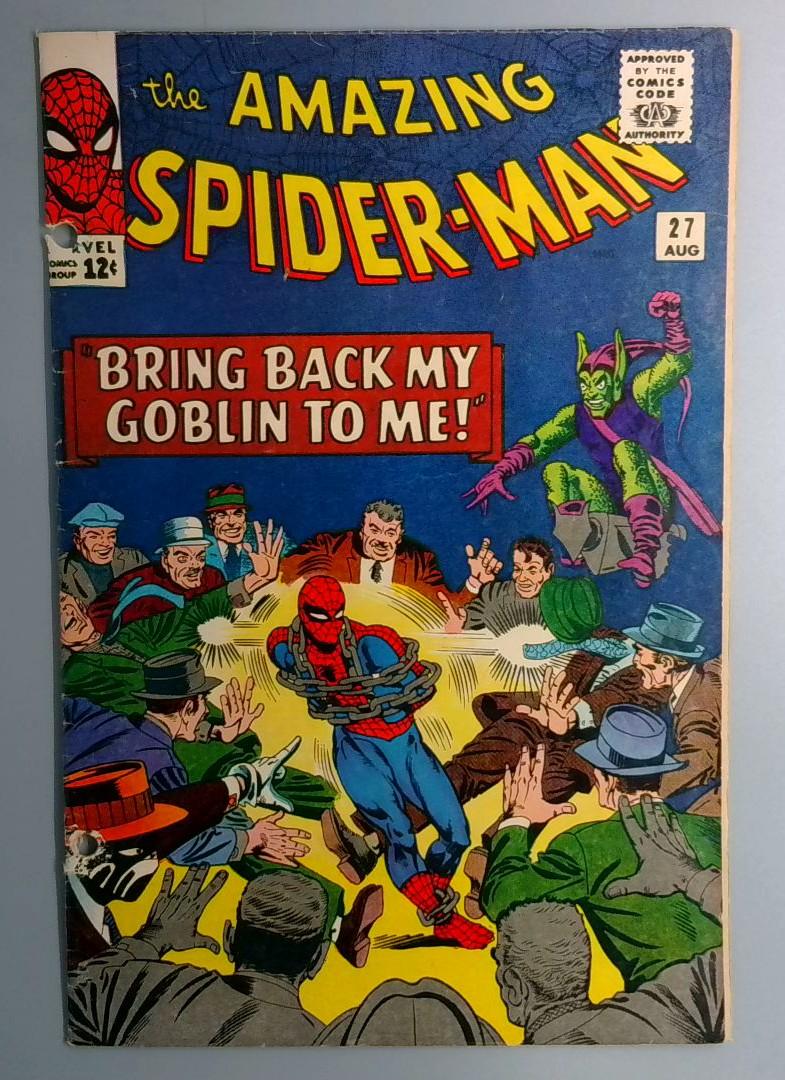 Amazing Spider-Man #27 Early Green Goblin TWO HOLE PUNCHES Marvel 1965