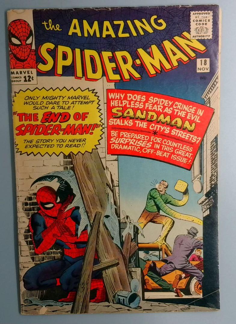 Amazing Spider-Man #18 VG Sandman, 1st Ned Leeds Marvel 1964