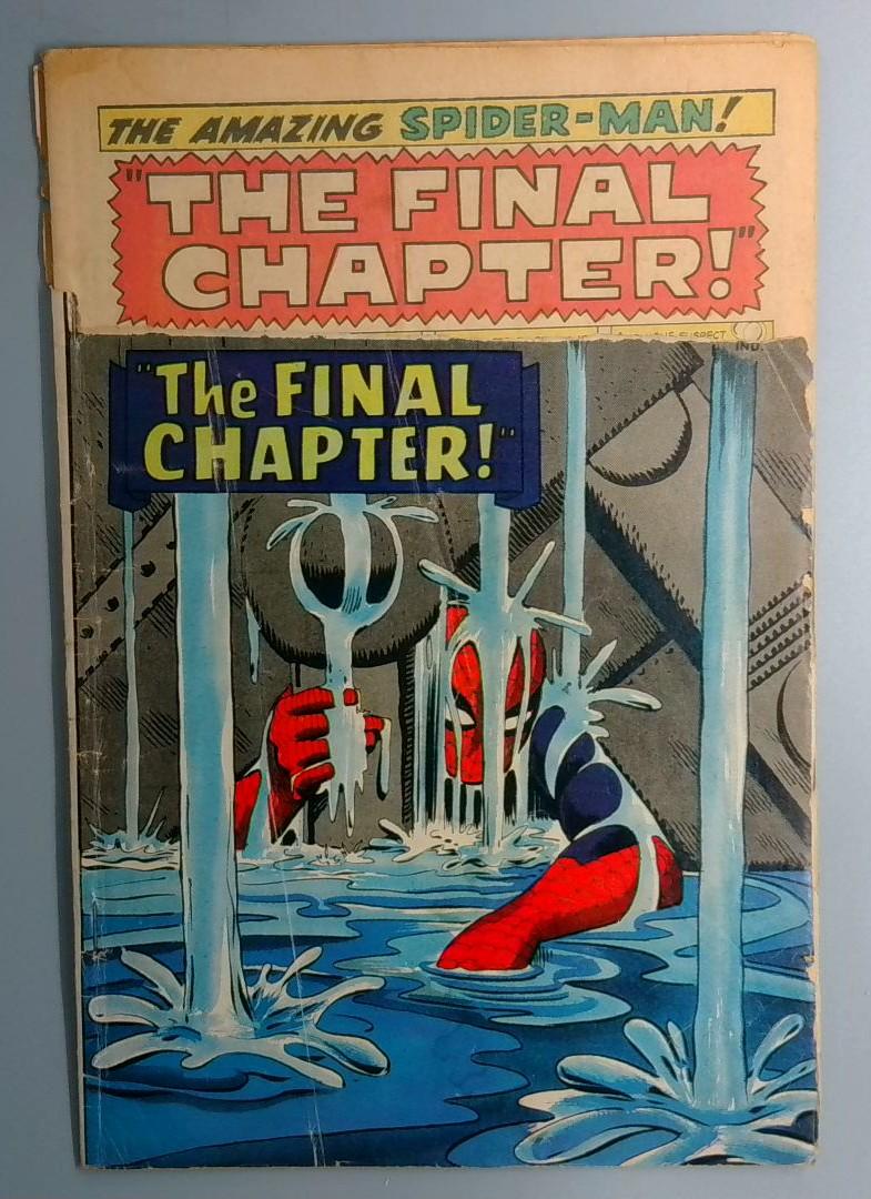 Amazing Spider-Man #33 Iconic Issue, Top Cover Cut Off Marvel 1966