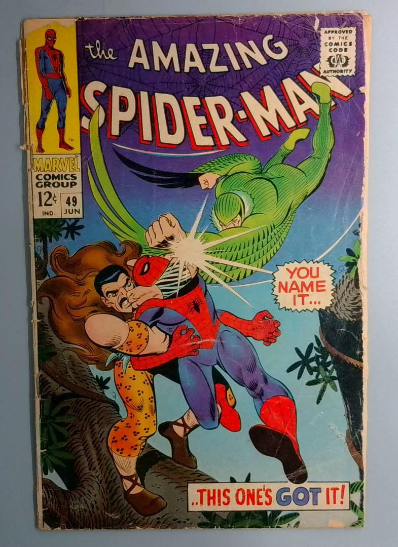 Amazing Spider-Man #49 Edge of Pages trimmed Marvel 1967