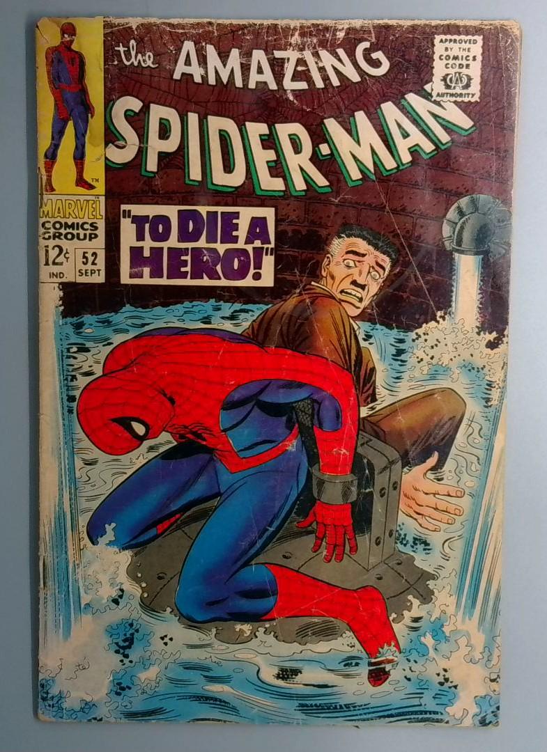 Amazing Spider-Man #52 GD/VG 3rd Appearance of the Kingpin Marvel 1967