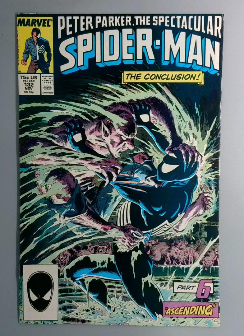 Spectacular Spider-Man #132 Kravens Last Hunt Part 6 Edition Marvel 1987