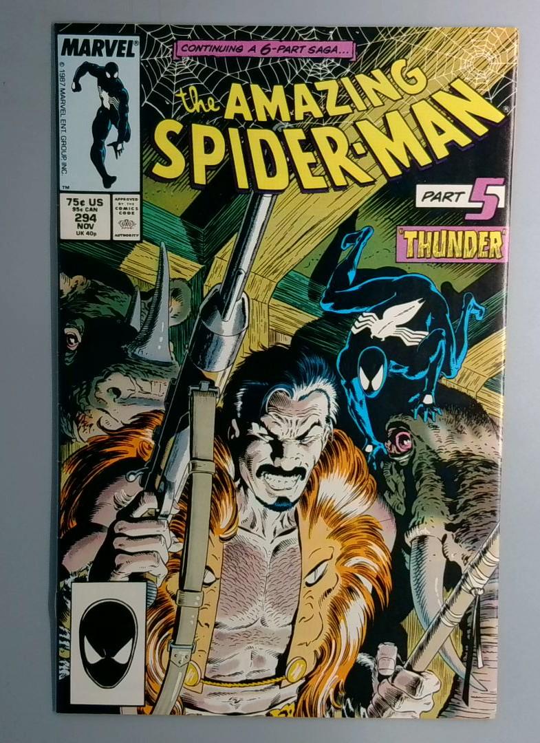 Amazing Spider-Man #294 Death of Kraven Direct Edition Marvel 1987