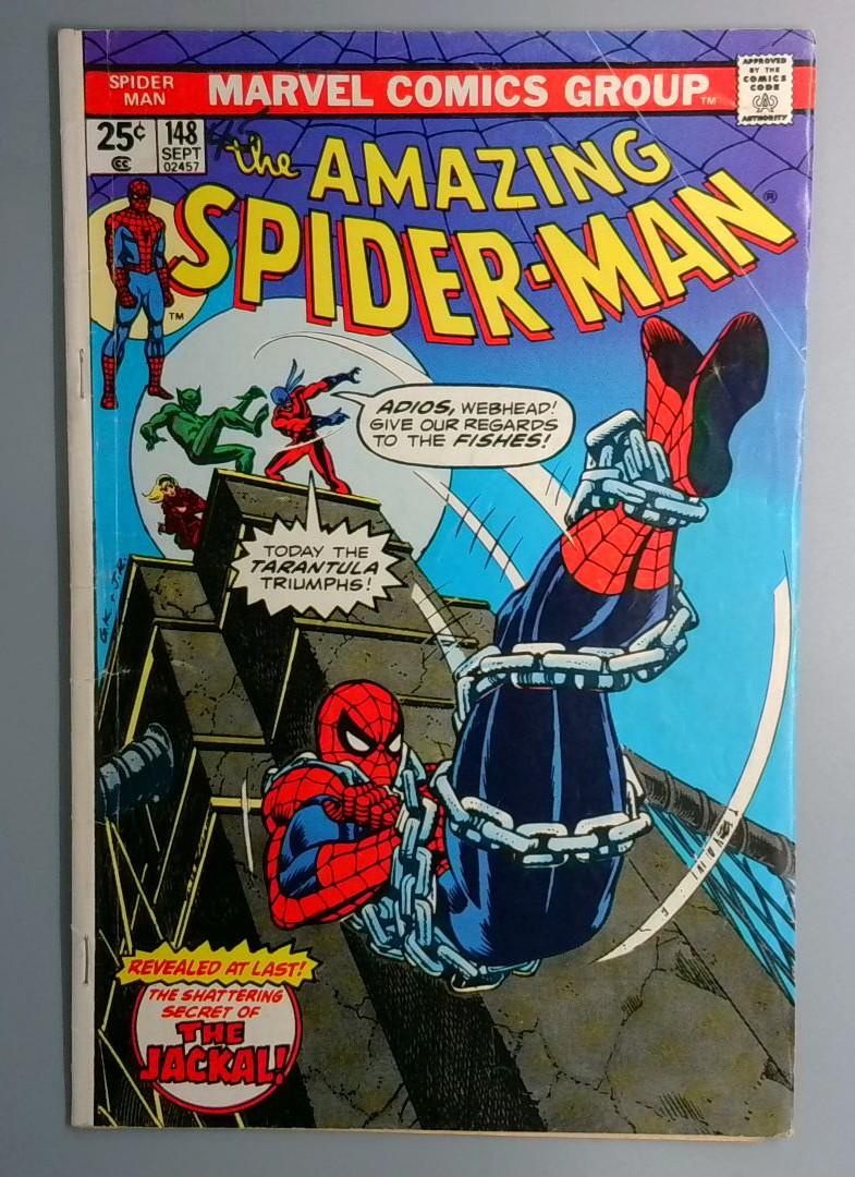 Amazing Spider-Man #148 VG Jackal Reveals His True Identity Marvel 1975