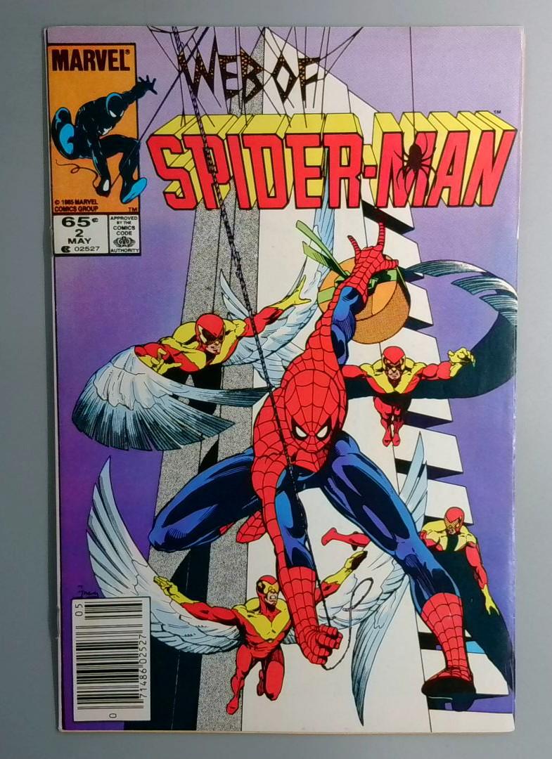 Web of Spider-Man #2 Newsstand Edition Marvel 1985