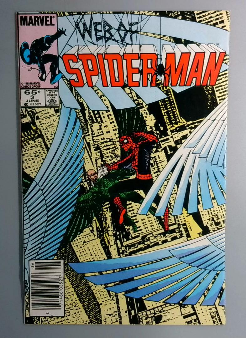 Web of Spider-Man #3 VF+ Newsstand Edition Marvel 1985