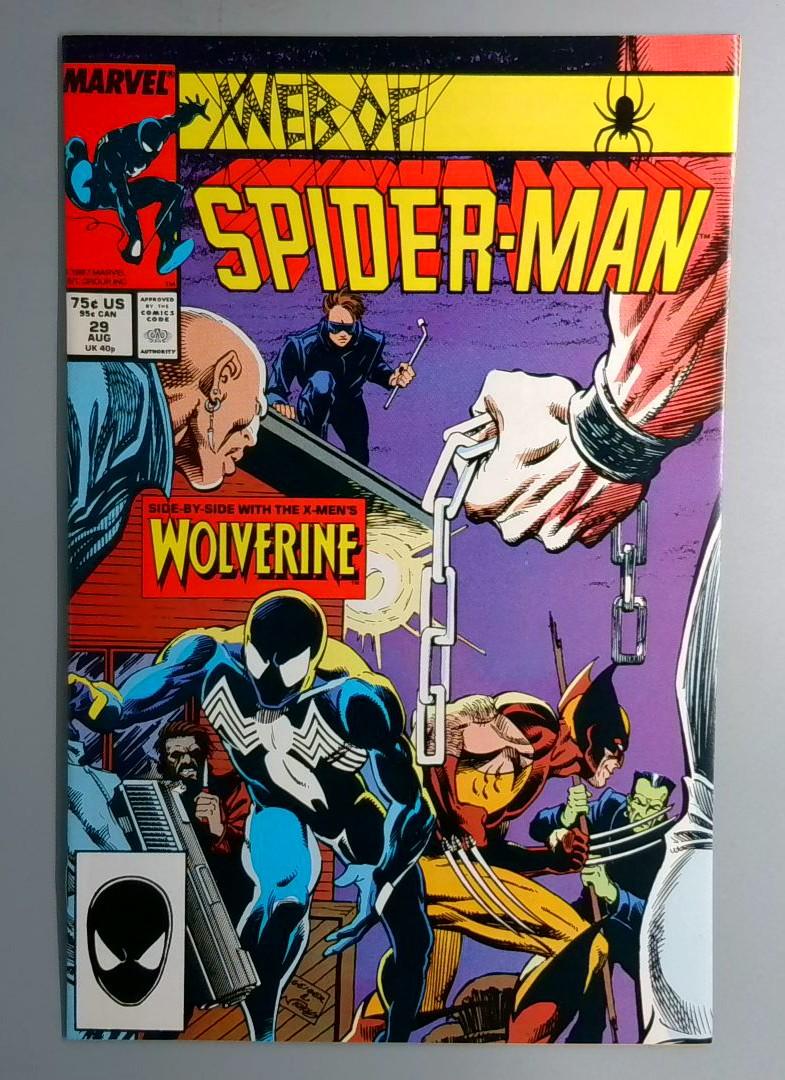 Web of Spider-Man #29 Wolverine Marvel 1987