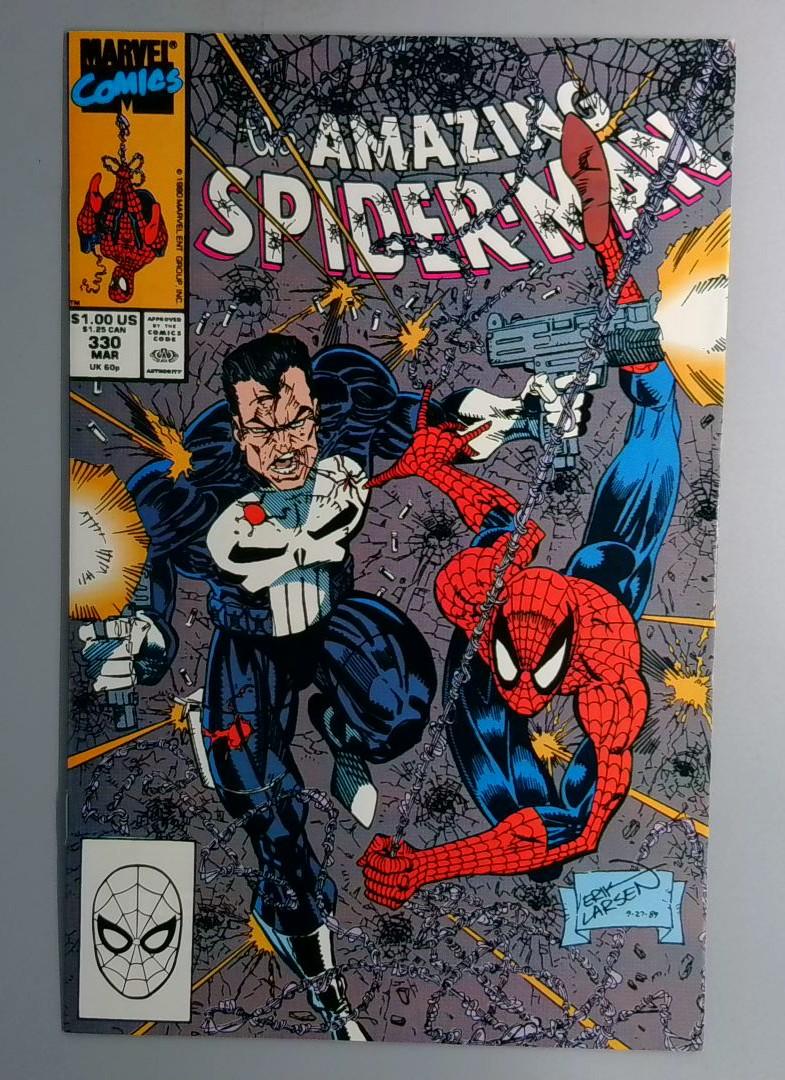 Amazing Spider-Man #330 VF/NM Erik Larsen, Punisher Marvel 1990