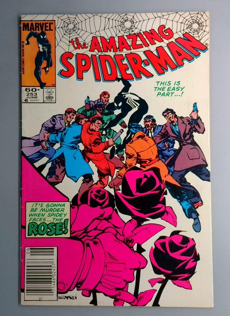 Amazing Spider-Man #253 1st Appearance of the Rose Newsstand Marvel 1984