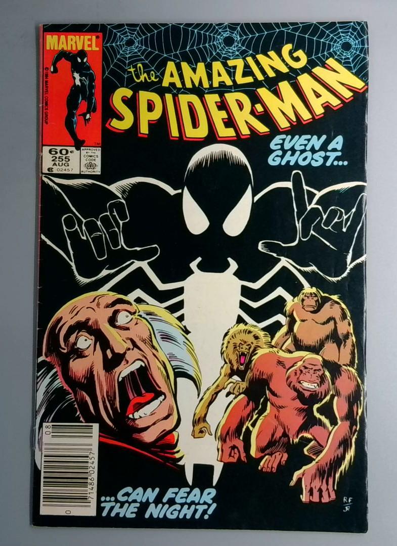 Amazing Spider-Man #255 1st Black Fox Newsstand Marvel 1984