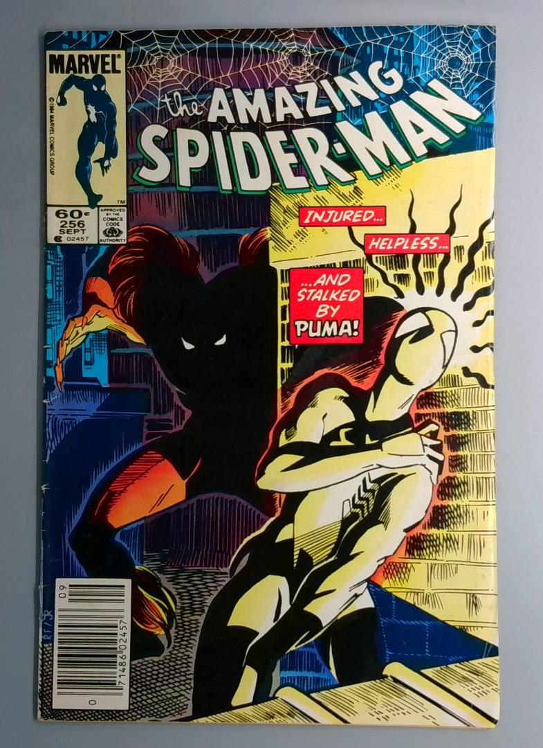 Amazing Spider-Man #256 1st Appearance of Puma Newsstand Marvel 1984