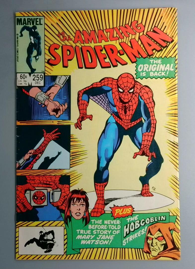 Amazing Spider-Man #259 the Origin of Mary Jane Marvel 1984