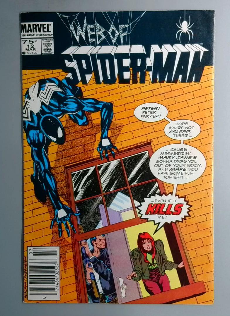 Web of Spider-Man #12 Newsstand Edition Marvel 1986