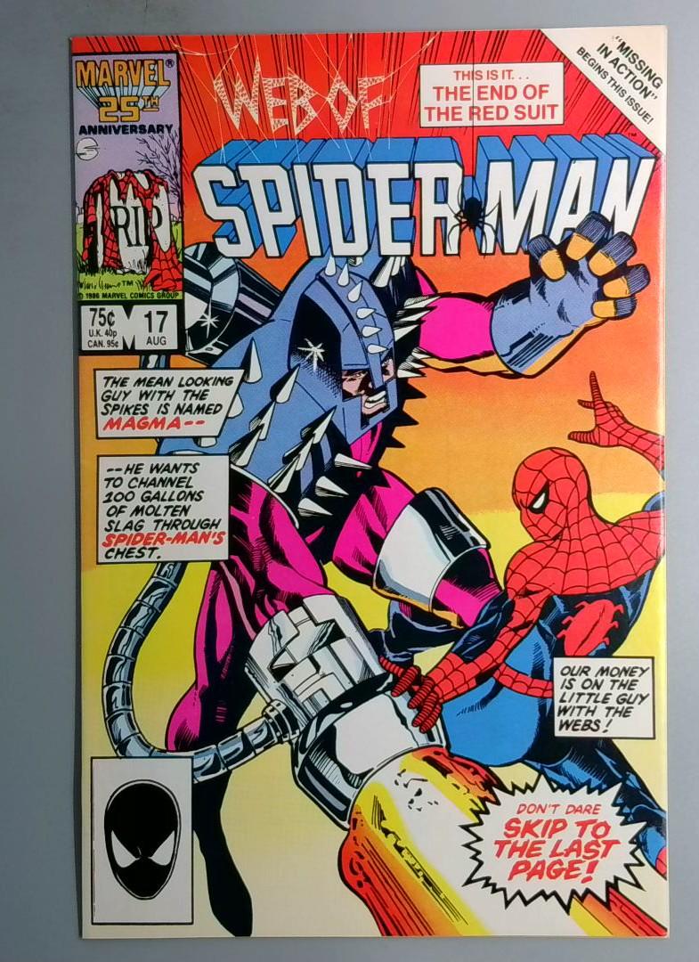 Web of Spider-Man #17 NM- Marvel 1986