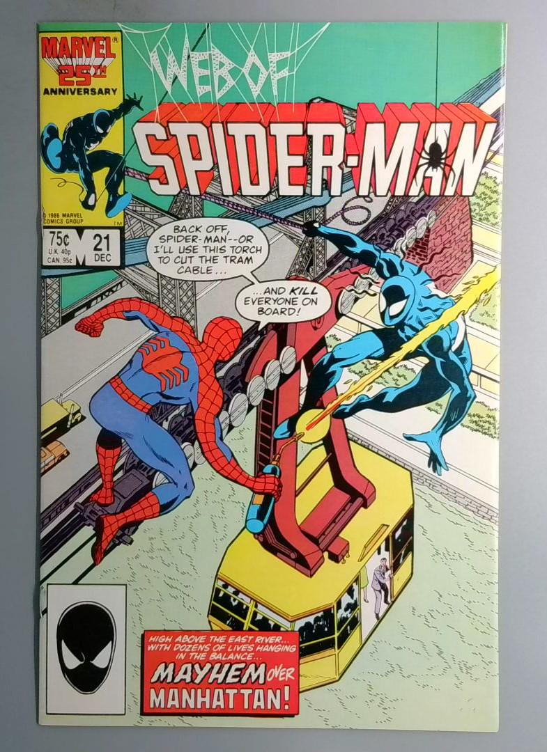 Web of Spider-Man #21 NM Marvel 1986