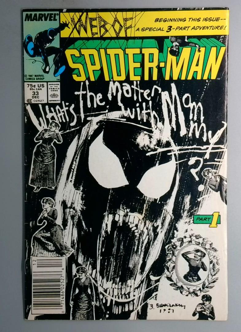 Web of Spider-Man #33 Newsstand Edition Marvel 1987