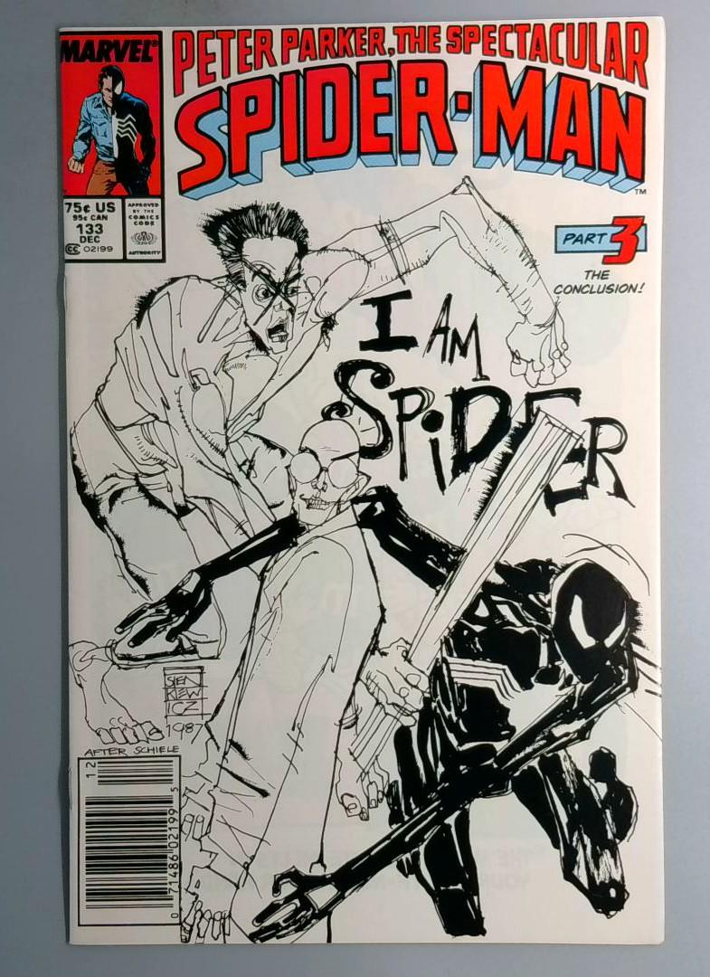 Spectacular Spider-Man #133 Newsstand Edition Marvel 1987