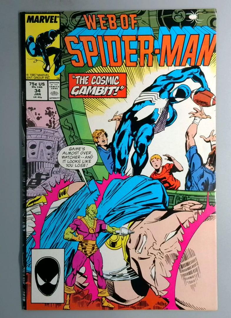 Web of Spider-Man #34 Direct Edition Marvel 1988