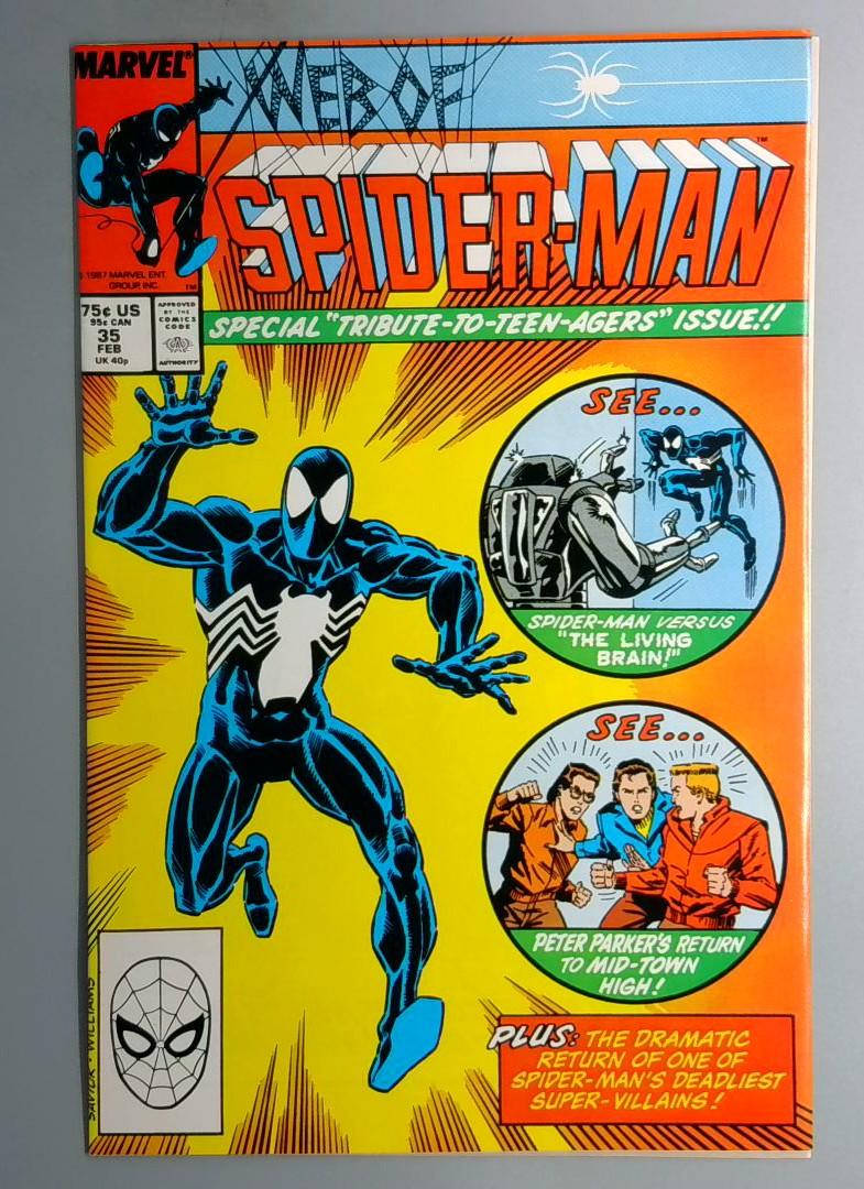 Web of Spider-Man #35 Direct Edition Marvel 1988