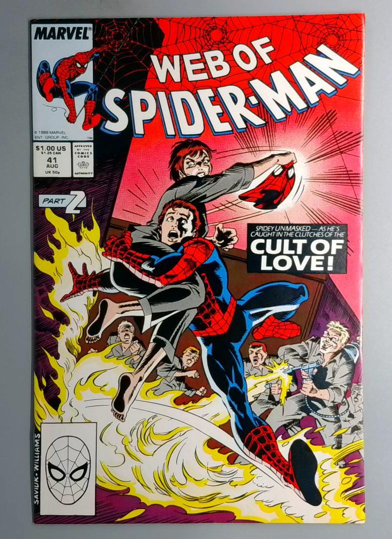 Web of Spider-Man #41 Direct Edition Marvel 1988