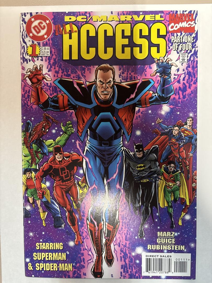 DC/Marvel Access #1 VF+ Part One of Four DC Marvel 1996